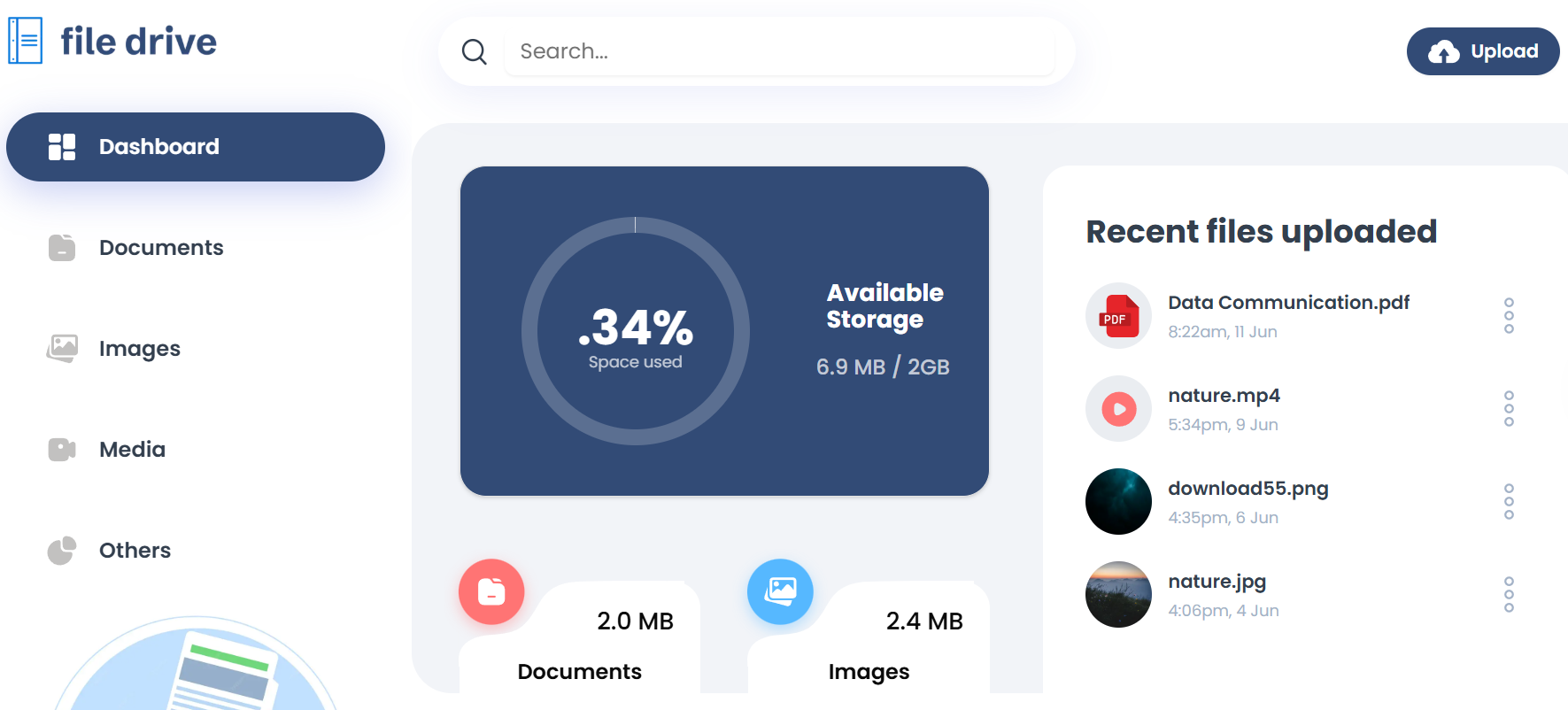 File Drive Storage & Management System