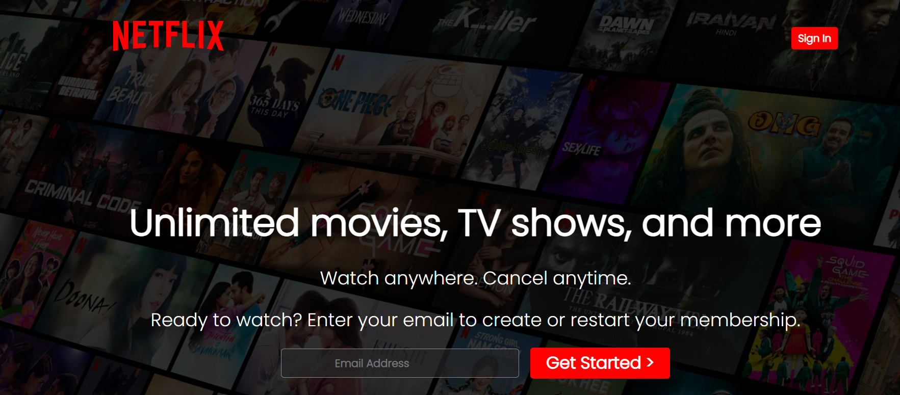 Netflix UI Clone
